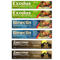 Jeffers 3 - Way Horse Deworming Kit (6 Tubes Included) - JVBM - 2