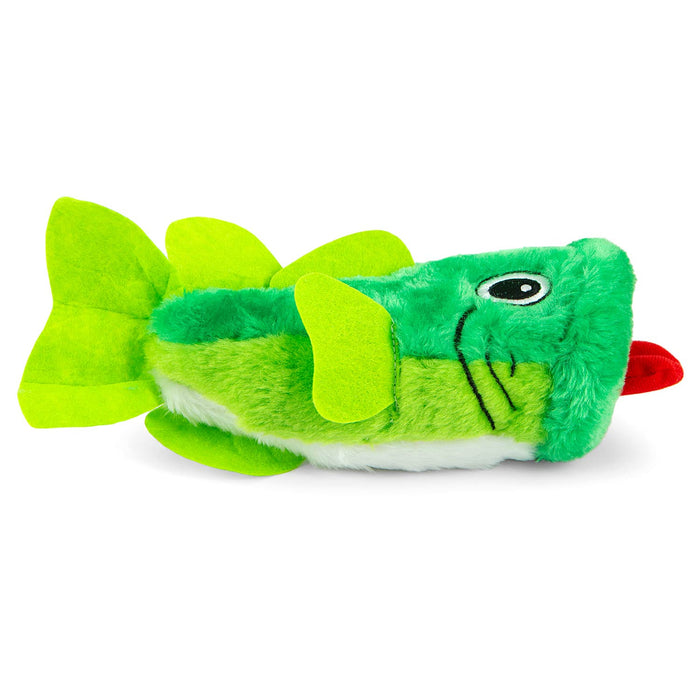Jeffers Big Mouth Bass Plush Squeaker Dog Toy - I7W1 - 1 ct - 6