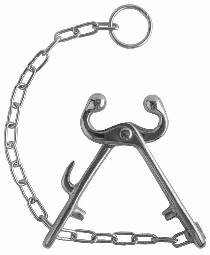 Jeffers Bull Nose Lead (Cow Nose Pliers) with Chain - JIL2 - Bull Lead With Chain - 7