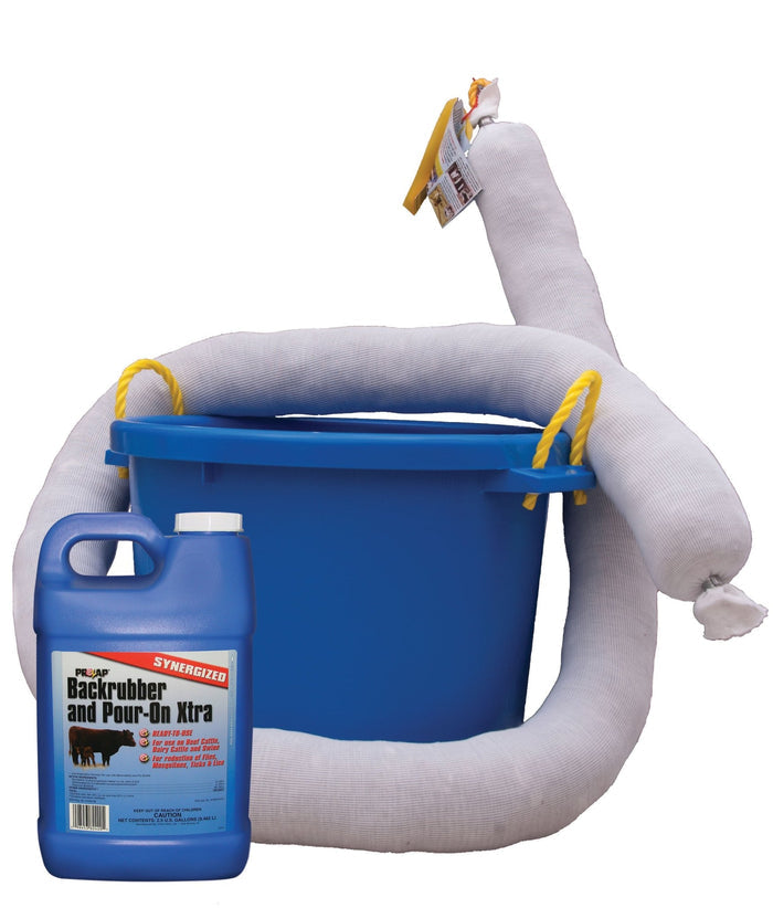Jeffers Cattle Rub Tub, 4 Piece Kit for Fly Control - JEFVX - 1