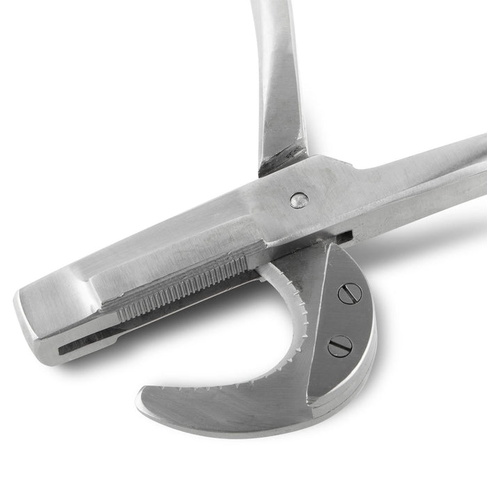 Jeffers Double Crush Emasculator in Stainless Steel, 9" or 12" - JIE1 - 9"L - 3