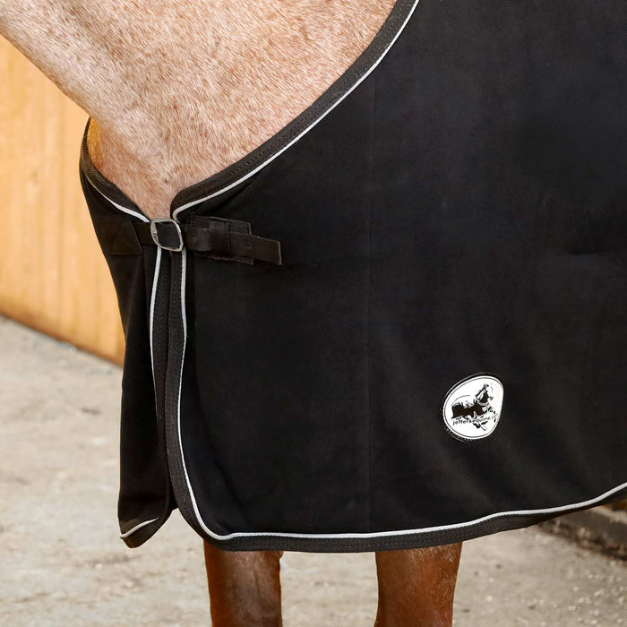 Jeffers Elite Fleece Horse Cooler Blanket - GAG1C9 - 66 in - Black - 2