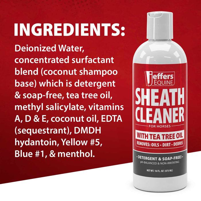 Jeffers Equine pH Balanced Sheath Cleaner with Tea Tree Oil for Horses