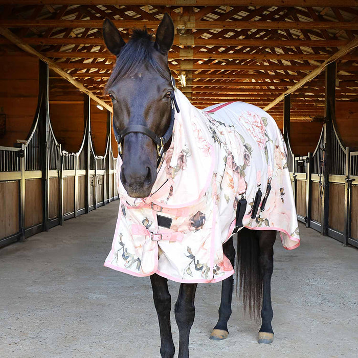 Jeffers Expression Softmesh Combo Neck Horse Fly Sheet - JEF2PN - Skater Cowgirl - 66" - 5