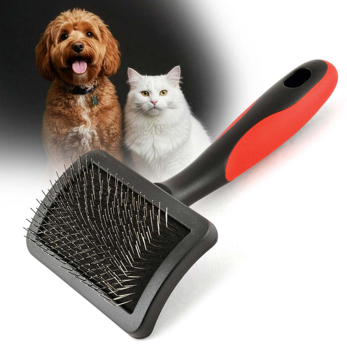 Jeffers Firm Pin Universal Slicker Pet Grooming Brush - UWU8 - Small - 1 - 1