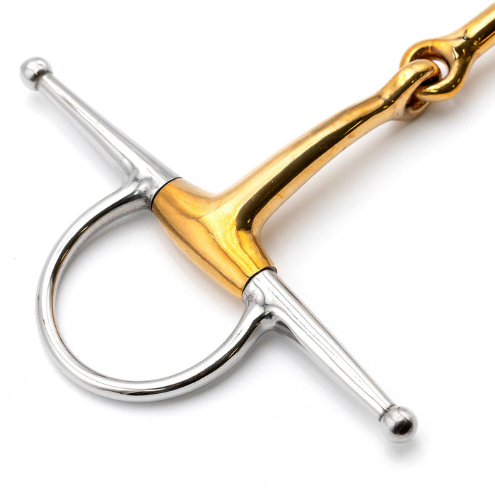 Jeffers Full Cheek Snaffle Horse Bit - A8SC - 5" Copper Mouth - 5