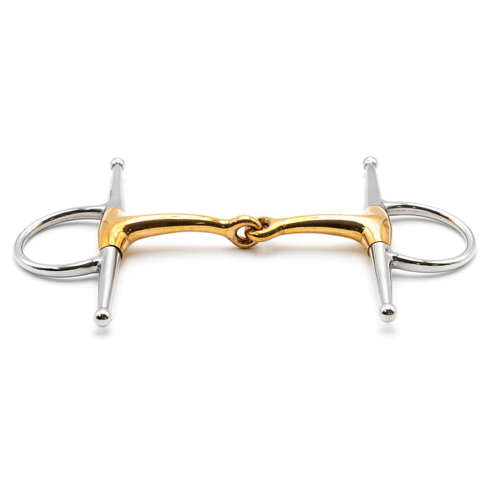 Jeffers Full Cheek Snaffle Horse Bit - A8SC - 5" Copper Mouth - 6
