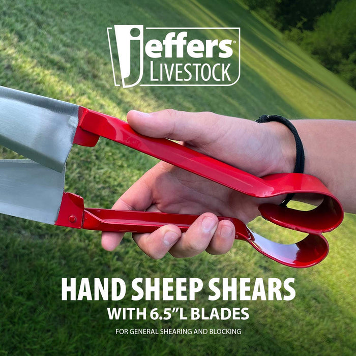 Jeffers Hand Shears for Sheep Manual Sheep Shearing Tool - JISC - 2