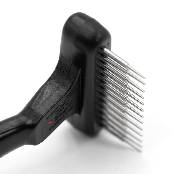 Jeffers Magic Spring Undercoat Rake for Pet Grooming - UWMC - Single Row - 13 pins - 3