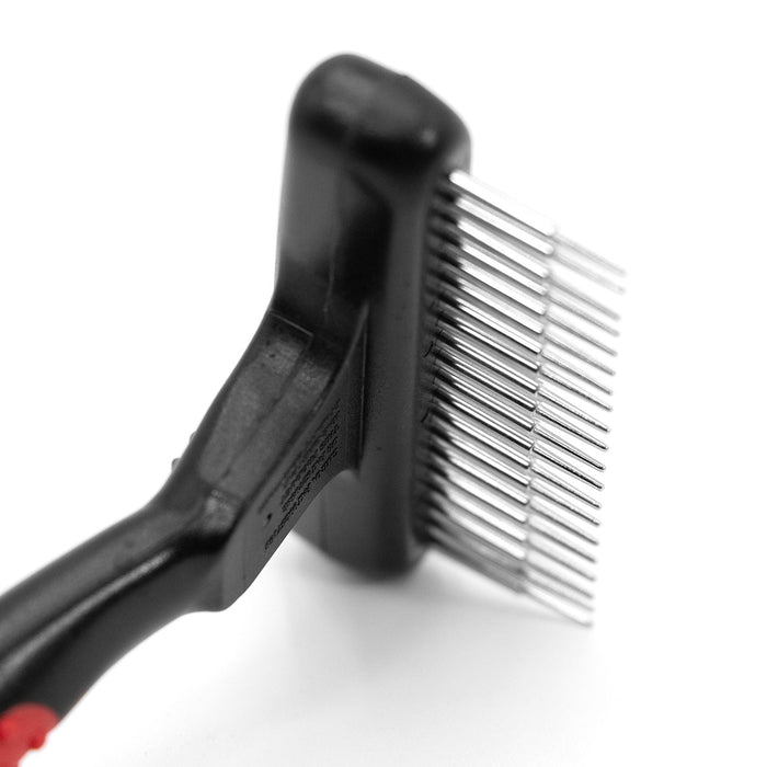 Jeffers Magic Spring Undercoat Rake for Pet Grooming - UWMD - Single Row - 20 pins - 5