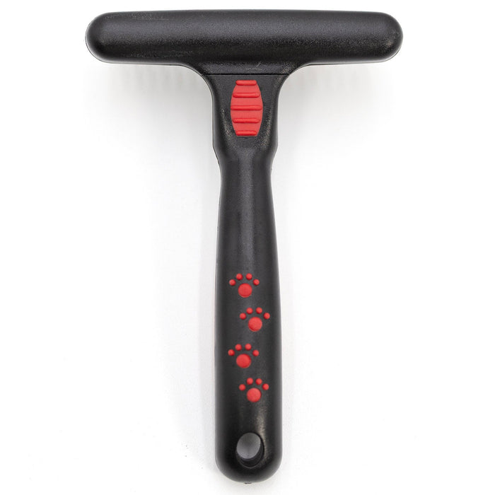 Jeffers Magic Spring Undercoat Rake for Pet Grooming - UWMD - Single Row - 20 pins - 6
