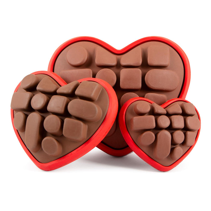 Jeffers Natural Rubber Box of Chocolates Dog Chew Toy for Medium - Chewers - I7Q7 - Multi - Small - 1 - 2