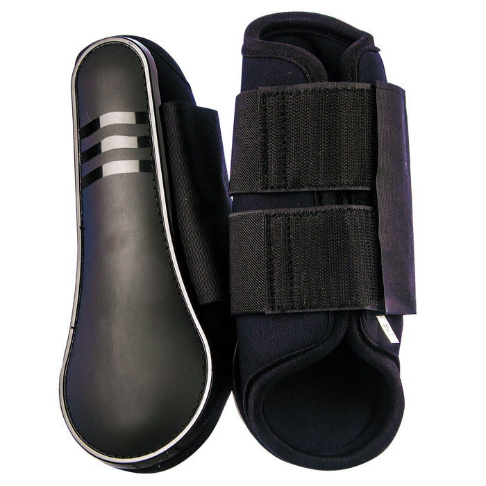 Jeffers Neoprene Protective Splint Boots, Pair, Black - IAQF - Medium - 1