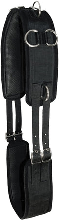 Jeffers Nylon/Neoprene Training Surcingle - IAP1 - Horse - Black - 1