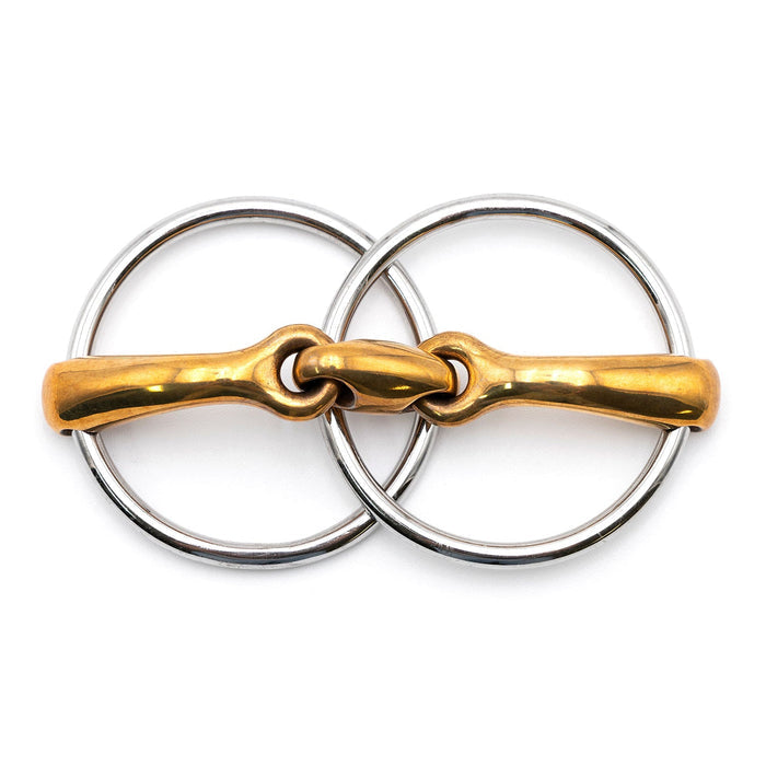 Jeffers Oval Mouth Copper Loose Ring Horse Bit, 5" - A8M1 - 8