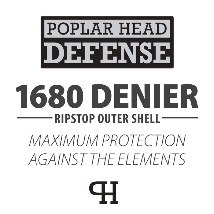 Jeffers Poplar Head "Defense" 1680 Denier Turnout Blanket with Detachable Neck, 240 Gram, Plymouth Brown - GAG1KU - 66 in - Plymouth Brown - 8