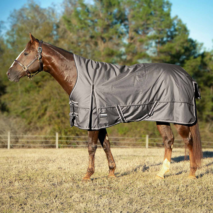 Jeffers Poplar Head "Defense" 1680 Denier Turnout Blanket with High Neck, 240 Gram, Plymouth Brown - GAG1L4 - 66 in - Plymouth Brown - 6