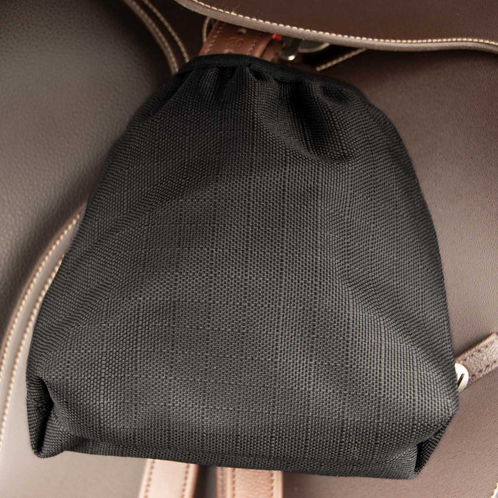 Jeffers Poplar Head English Stirrup Iron & Saddle Cover - GAG1TV - Black - 1