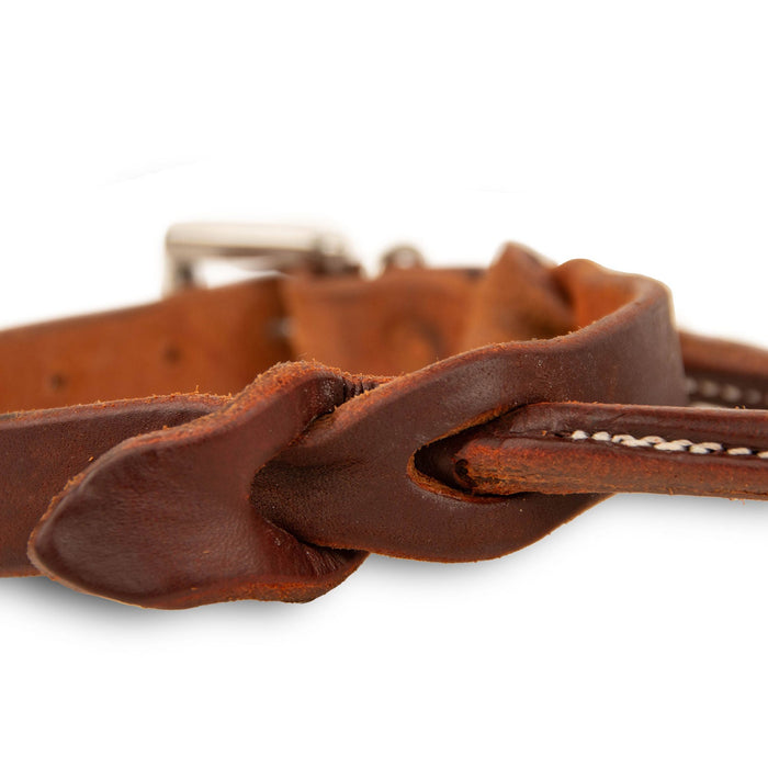 Jeffers Poplar Head Premium Oiled Harness Leather Rolled Night Latch - 1211TD - 2
