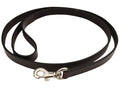 Jeffers Premium Brown Flat Leather Leash, 6' - GAGGJT - 6' x 1 1/4"W - Brown - 1