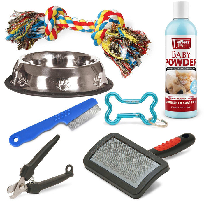 Jeffers Puppy Necessities, 7 Piece Kit - TZJ7-KIT - 7 Piece Set - 1
