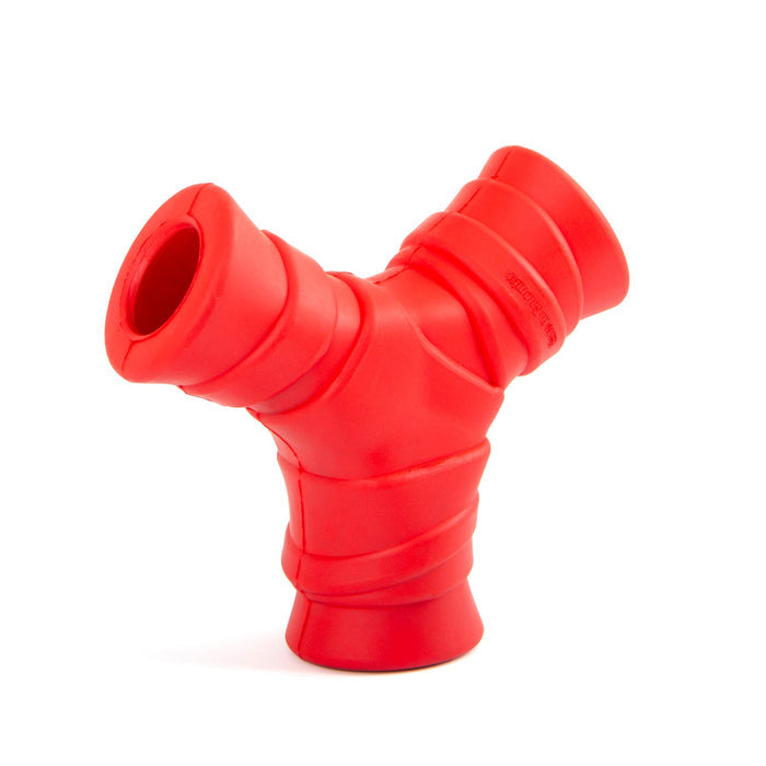 Jeffers Red "Y" Natural Rubber Dental Dog Chew Toy for Medium Chewers - I7QE - Red - Medium - 1 - 8