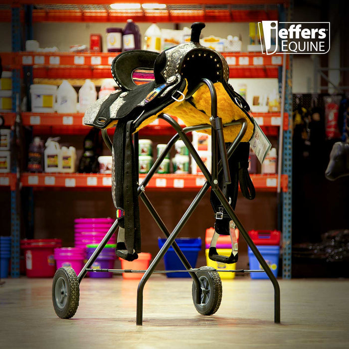 Jeffers Rolling Folding Saddle Rack - IAZJ - 2