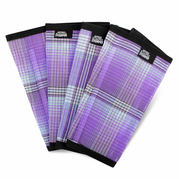 Purple & Light Blue / Small / 4 Pack
