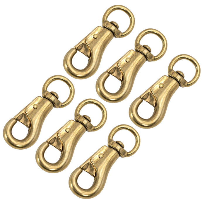 Solid Brass / 3-3/4" L / 6 Pack