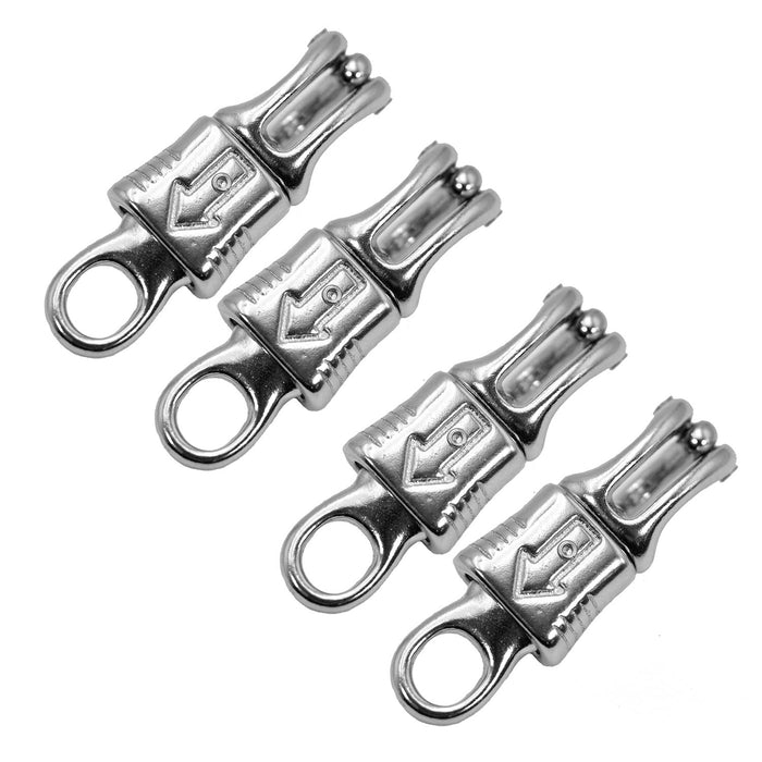 Jeffers Round Eye Panic Snap, 3 - 7/8"L - IAC1-4 - 1/2" x 3 - 7/8" - 4 Pack - 5