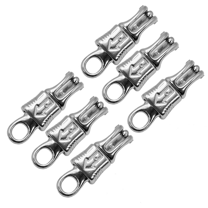 Jeffers Round Eye Panic Snap, 3 - 7/8"L - IAC1-6 - 1/2" x 3 - 7/8" - 6 Pack - 6