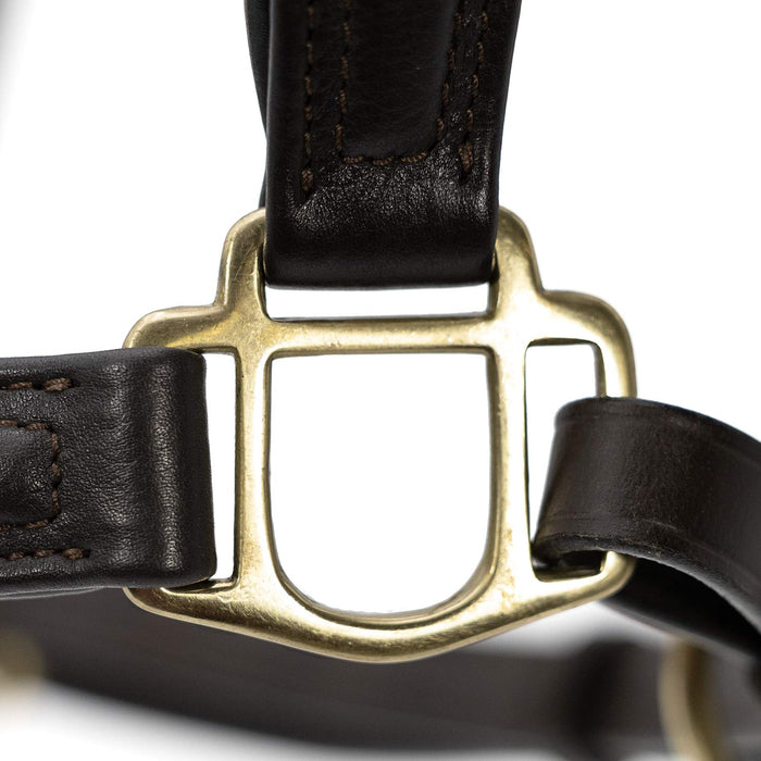 Jeffers Softie Padded Leather Halter for Horses - GAG1W5 - Havana - Cob - 3