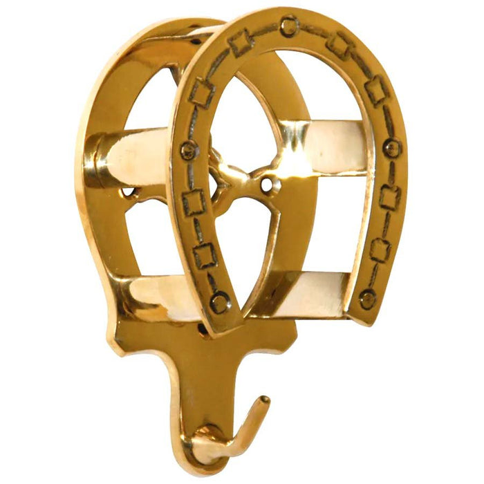 Jeffers Solid Brass Horse Bridle & Tack Wall Mounted Bracket - IAD6 - 1 - 1