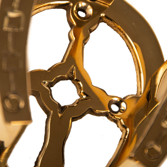 Jeffers Solid Brass Horse Bridle & Tack Wall Mounted Bracket - IAD6 - 1 - 4