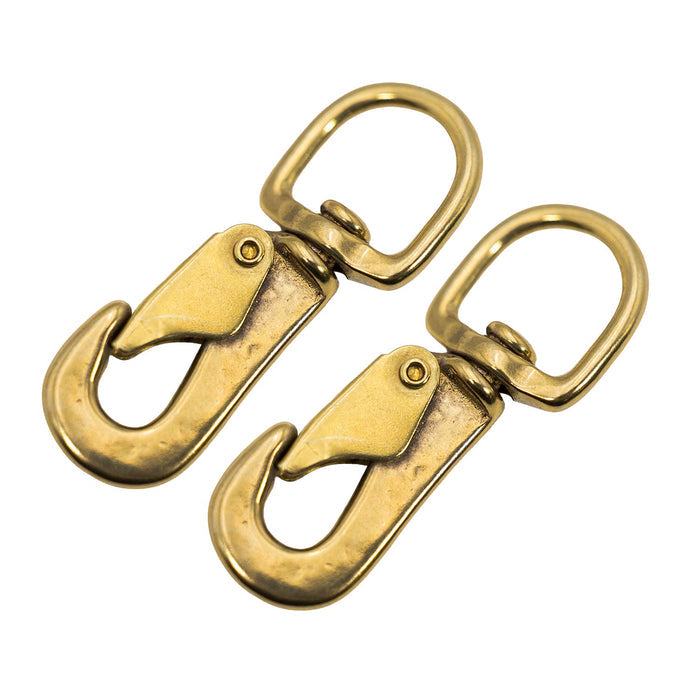 Jeffers Solid Brass Spring Snap