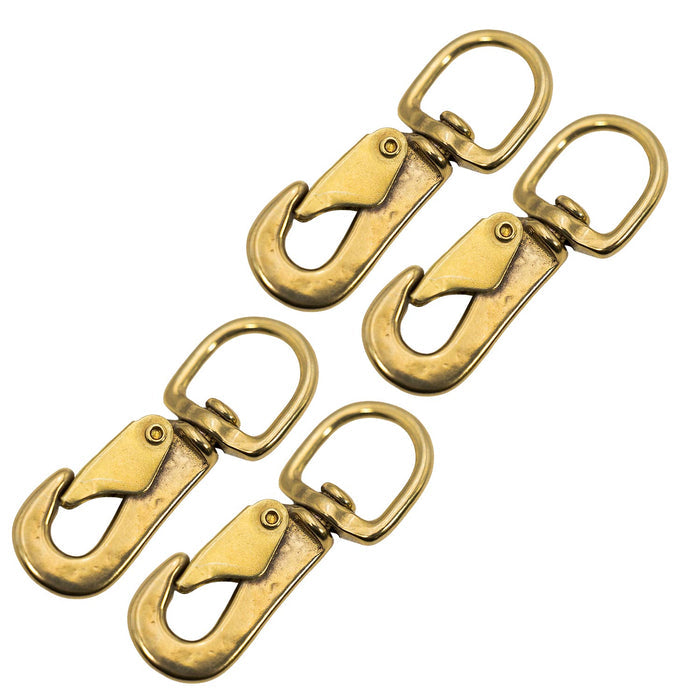 Jeffers Solid Brass Spring Snap