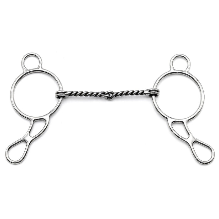 Jeffers Twisted Sweet Iron Mouth Horse Bit - A8WB - 1