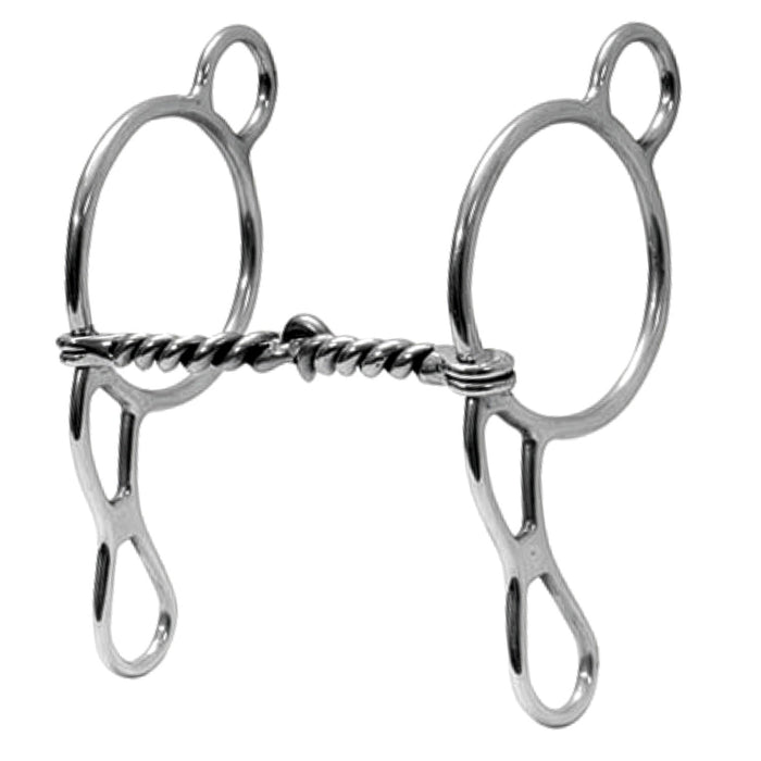 Jeffers Twisted Sweet Iron Mouth Horse Bit - A8WB - 2
