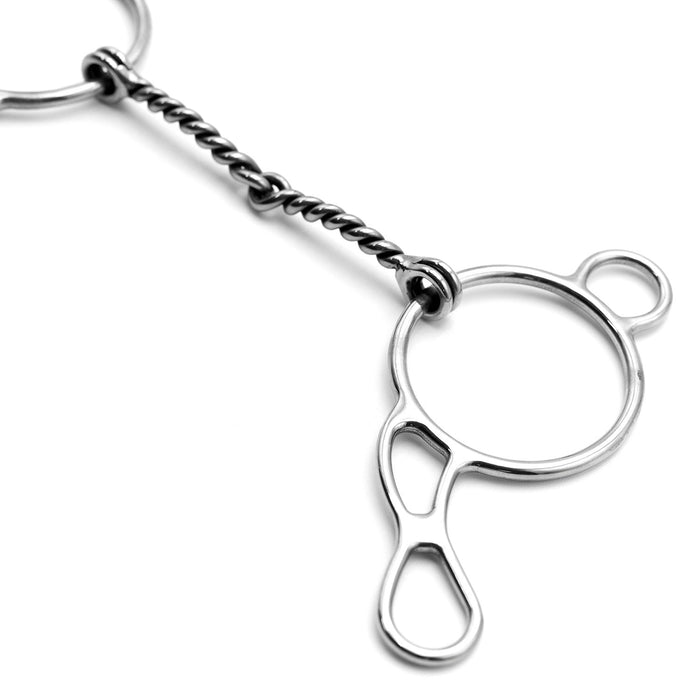 Jeffers Twisted Sweet Iron Mouth Horse Bit - A8WB - 4