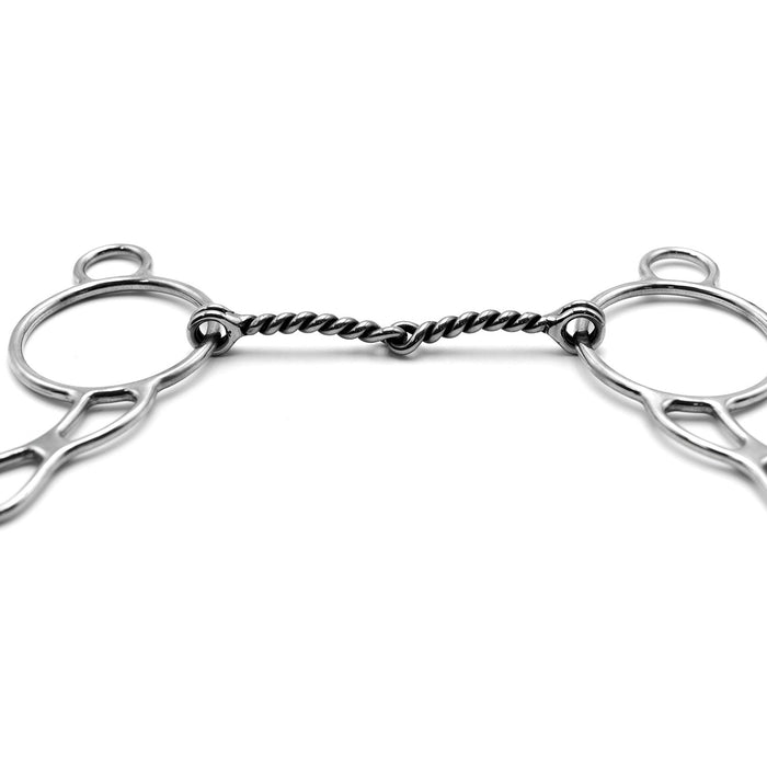 Jeffers Twisted Sweet Iron Mouth Horse Bit - A8WB - 5