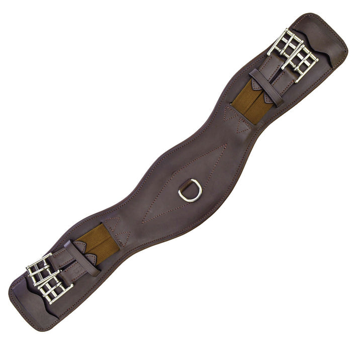 Jeffers Uniquely English Contoured Monoflap Girth, Havana - GAGB9 - 26 in - 1