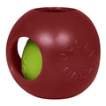 Jolly Teaser Ball Dog Toy – Interactive Ball - in - a - Ball, Floating, Durable Chase & Treat Toy - H7TC - Red - 4.5" - 1