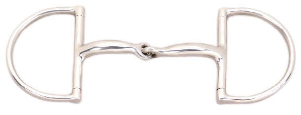 JP Korsteel Hunter Dee Ring Snaffle Bit - 0V5R - 5 in - 4