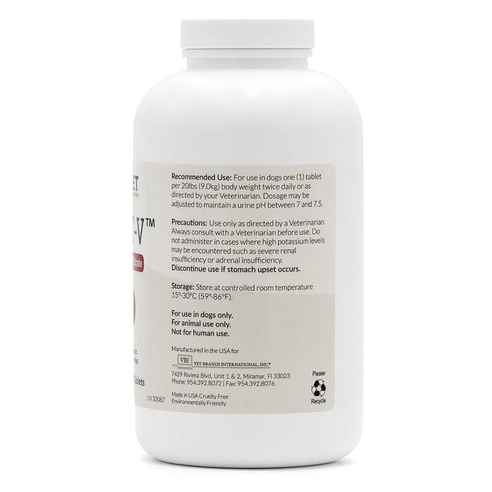 K - CIT - V Potassium Citrate for Dogs, 100 Chewable Tablets - 015VBI-KCV100 - 640 mg x 100 ct - 3