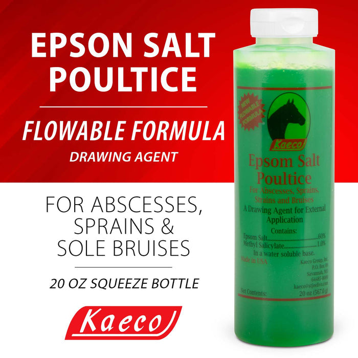 Kaeco Epsom Salt Poultice - KKAA - Epsom Salt Poultice "Flowable Formula", 20 oz - 5