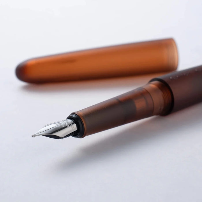 Kakimori Frost Refillable Fountain Pen - Amber