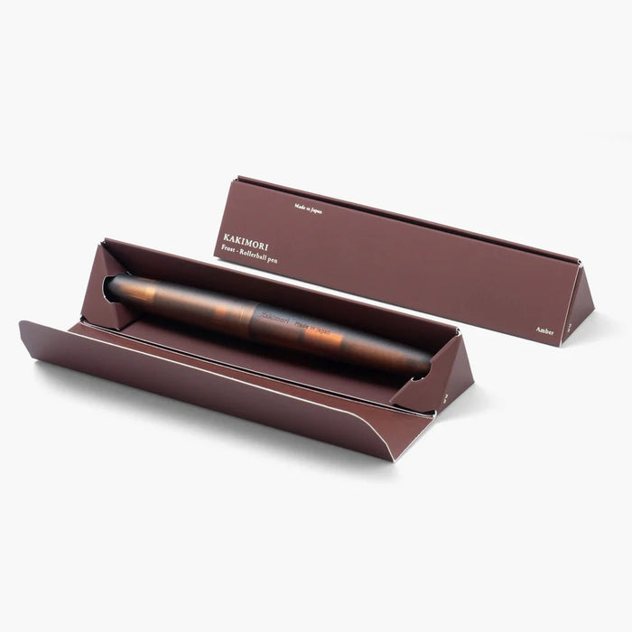 Kakimori Frost Refillable Fountain Pen - Amber