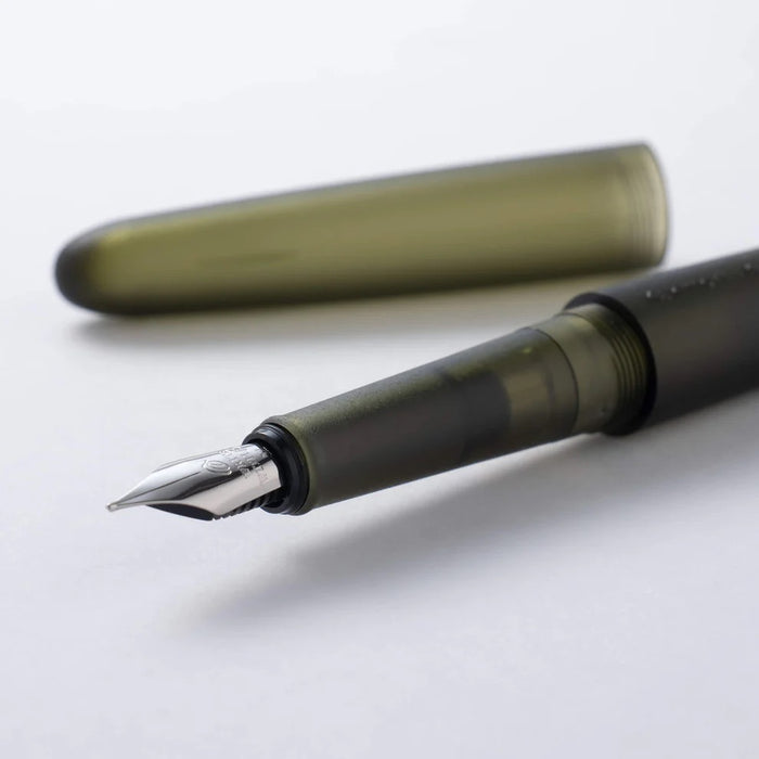 Kakimori Frost Refillable Fountain Pen - Moss