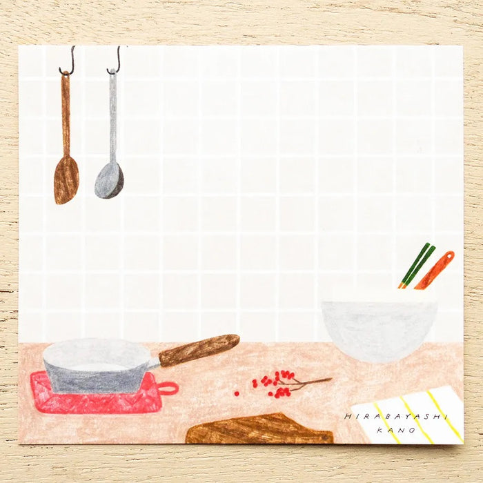 Kano Hirabayashi Kitchen Tools Memo Block