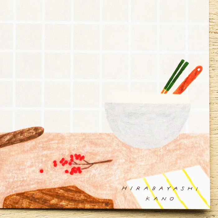 Kano Hirabayashi Kitchen Tools Memo Block